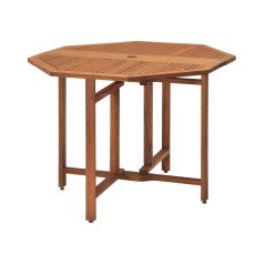 Zahradní skládací stůl HAVANA — 110x110x74 cm, masiv IDEA nábytek