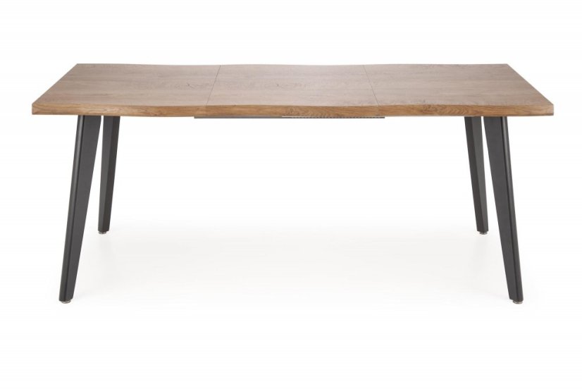Rozkládací jídelní stůl DICKSON 2 — 150x90 (+60cm), masiv, přírodní Halmar