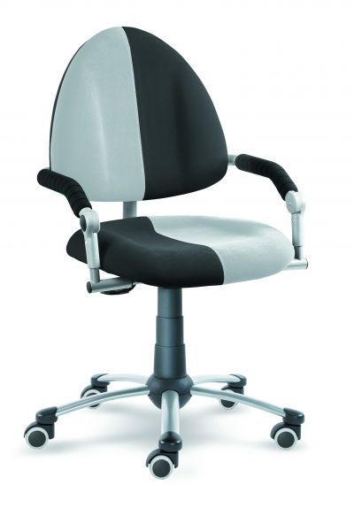 Rastúca detská stolička na kolieskach Mayer FREAKY – s podrúčkami - Čalúnenie Freaky: Aquaclean modrá 2436 08 30 462