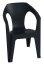 MARINA plastové křeslo - grafit