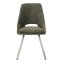 Moderní zelená jídelní židle RINA Autronic s nerezovými nohami