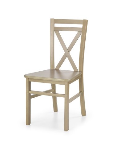 Drevená jedálenská stolička DARIUSZ 2 – masív, viac farieb - Varianty DARIUSZ 2: Biela / Jelša
