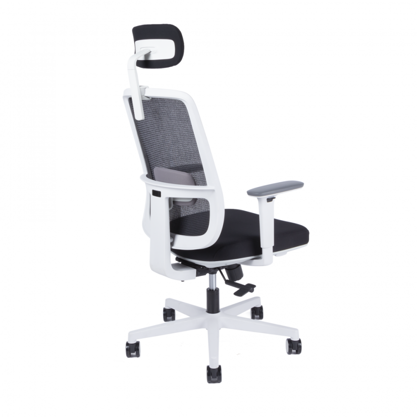 Kancelárska ergonomická stolička CANTO W — čierna / biela