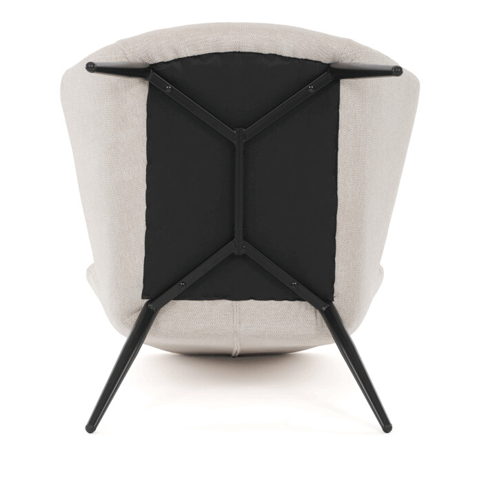 Elegantní béžové křeslo ušák HUG – Autronic