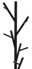 Stojanový věšák Alex — kov, černá Autronic