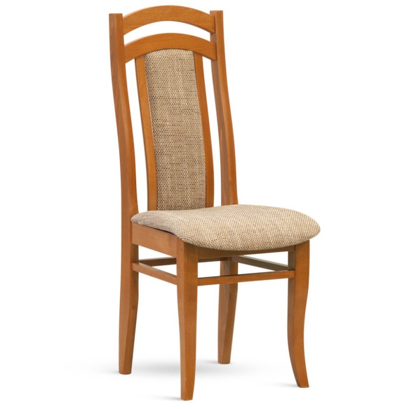 Jídelní židle AIDA – masivní buk, čalouněný sedák, více barev a látek