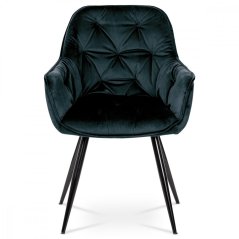 Jedálenské kresielko TALON - kov, zamatová látka, viac farieb