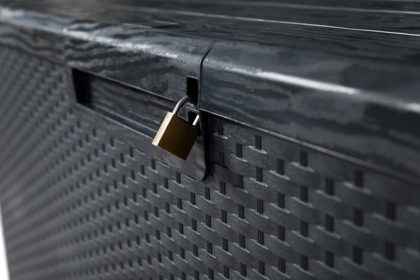 PORTOFINO zahradní plastový úložný box 340 L - grafit