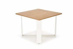 Konferenční stolek CROSS — zlatý dub / bílá