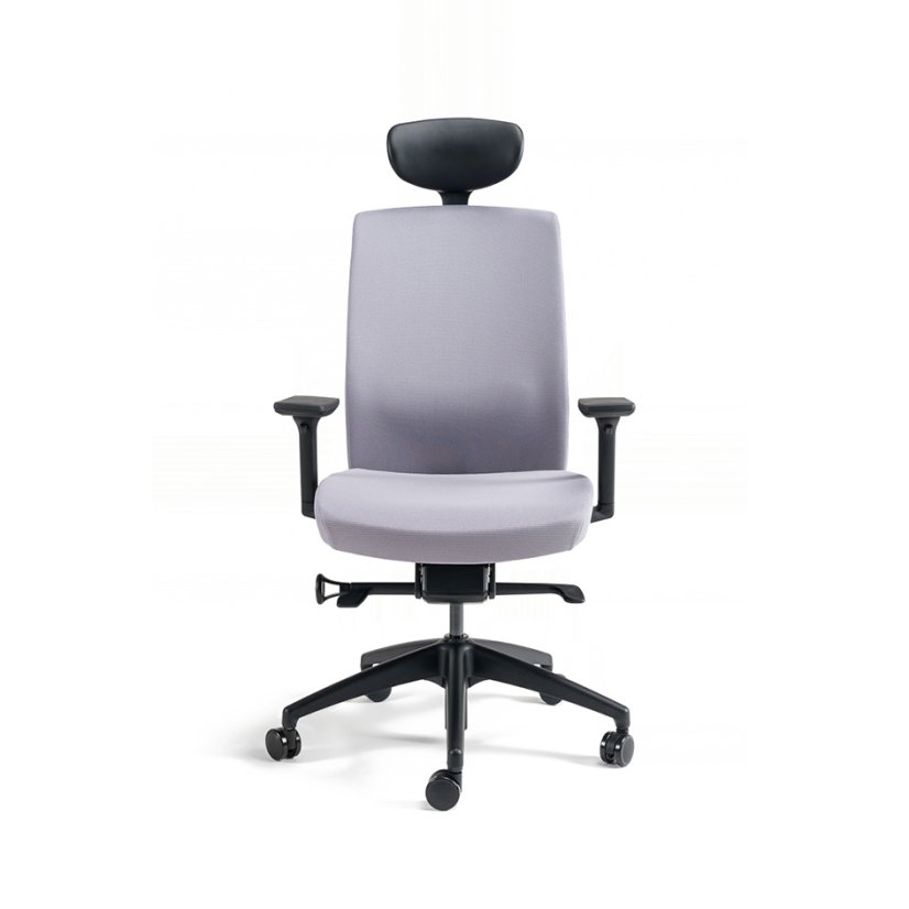 Kancelárska ergonomická stolička BESTUHL J2 SP — viac farieb, s podhlavníkom - Čalúnenie J2 SP: Modrá 214