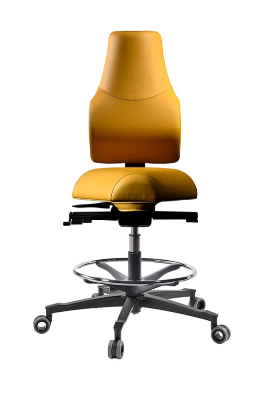 Zdravotní židle THERAPIA STANDI zvýšená -⁠ na míru, eko kůže, více barev