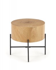 Konferenčný stôl BROOKLYN S – oceľ, dekor dub