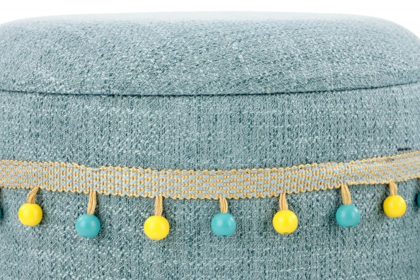 Set taburetov GRADO – látka, modrá