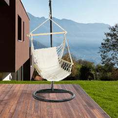 Závěsné křeslo Vint 2 NEW – 90x107 cm, bílá Kondela