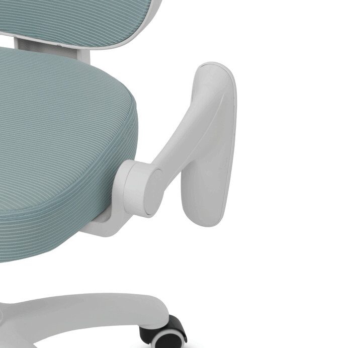 Detská výškovo nastaviteľná stolička AERO – zelená sieťovina Autronic