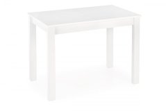 Jídelní rozkládací stůl GINO — 100x60 (+35cm), bílý Halmar
