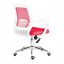 Otočná kancelářská židle LUISA – látka, červená