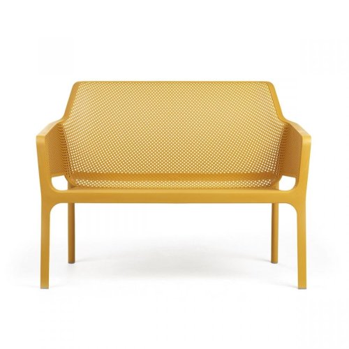 Dizajnová lavička NET BENCH – skvelá pre interiér aj záhradu, viac farieb