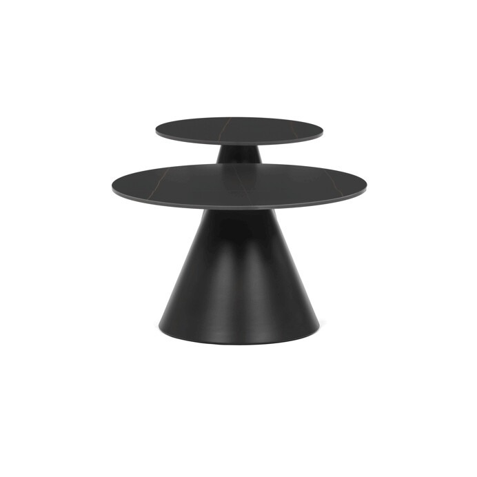 Konferenční stolek ARID II – 70x70x40,5cm, keramika, mramor Autronic