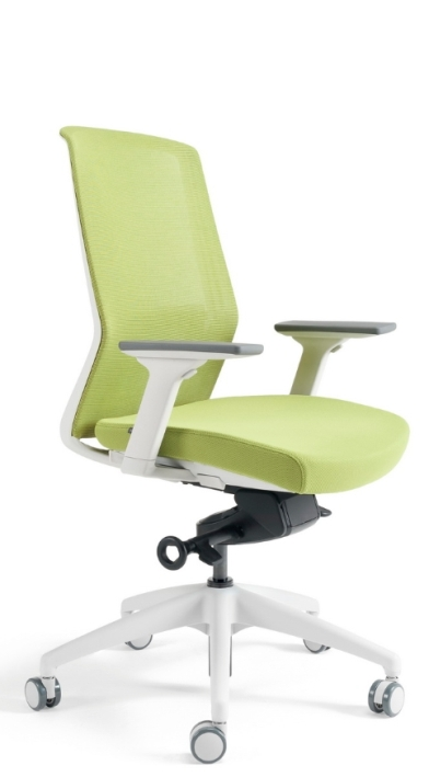 Kancelářská ergonomická židle BESTUHL J17 WHITE — více barev