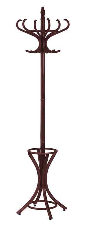 Drevený stojanový vešiak GIOR II — wenge Drevený stojanový vešiak GIOR II — wenge