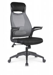 Kancelářská židle SOLARIS – síťovina, černá / šedá