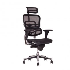 Kancelárska stolička na kolieskach Office Pro SIRIUS – s podrúčkami aj podhlavníkom, nosnosť 130 kg