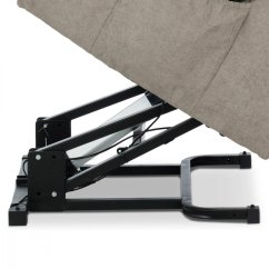 Relaxační TV křeslo VINCENT s elektrickým polohováním — kapučíno, 2 motory, nosnost 140 kg Autronic