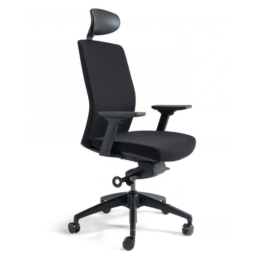 Kancelárska ergonomická stolička BESTUHL J2 SP — viac farieb, s podhlavníkom - Čalúnenie J2 SP: Modrá 214
