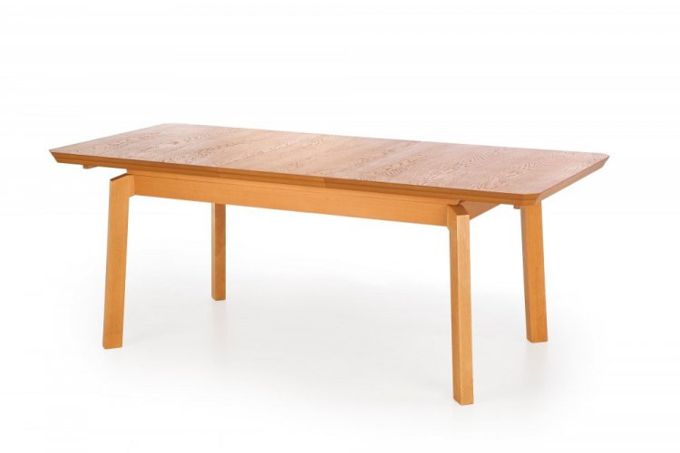 Jídelní rozkládací stůl ROIS –⁠ 160x90x78 (+90), dřevo, dub medový