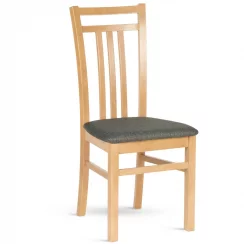 Jídelní židle LOTY — masiv buk, látka, více barev