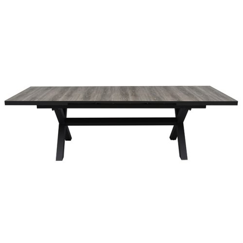 Zahradní stůl rozkládací KERAMIX — 200+60 cm, keramická deska, hliník