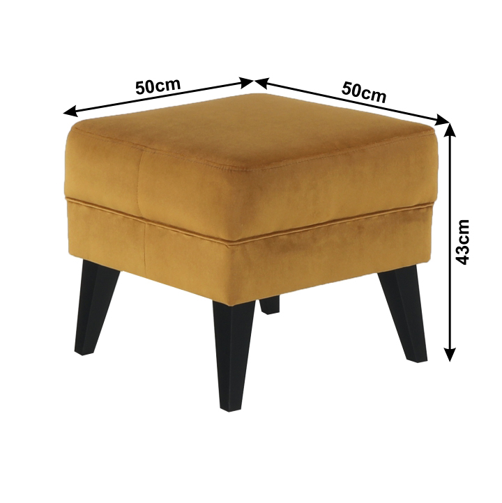 Taburet RODEZA — viac farieb - Farebné prevedenie RODEZA: Šedá / čierne nohy