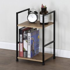 Regál RIVIERA I — černá / dekor dub Autronic