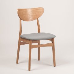 Židle MAXWELL z dubového masivu s čalouněným sedákem Stima