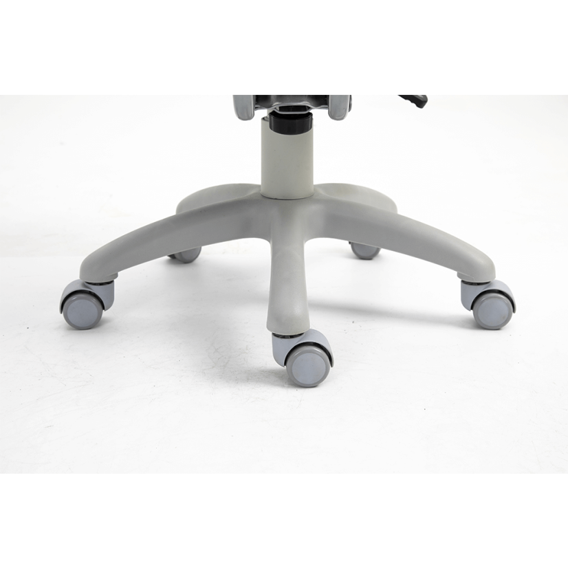 Detská rastúca stolička RAIDON – látka, plast, zelená / modrá / sivá