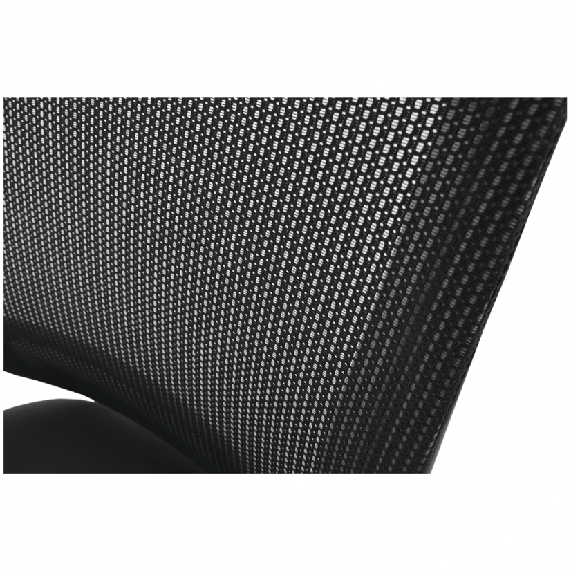 Konferenčná stolička SANAZ — kov, plast, sieť, biela / sivá