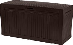 Zahradní úložný box BRAY — 270L, hnědá