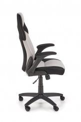 Kancelárska stolička BLOOM - látka, čierna / šedá