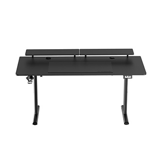 Elektricky výškově nastavitelný pracovní stůl HIGHLANDER XXL BLACK, 160x70 cm
