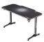 Herný stôl ULTRADESK FRAG WHITE – 140x66x76cm, so stojanom Ultradesk BEAM