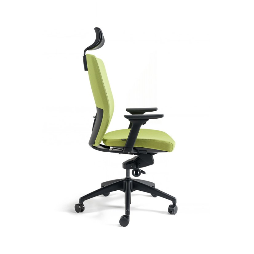 Kancelárska ergonomická stolička BESTUHL J2 SP — viac farieb, s podhlavníkom - Čalúnenie J2 SP: Modrá 214