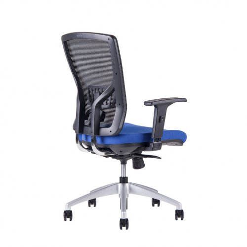 Kancelářská židle na kolečkách Office Pro HALIA MESH BP – s područkami a bez opěrky hlavy - Čalounění Halia: Šedá 2625