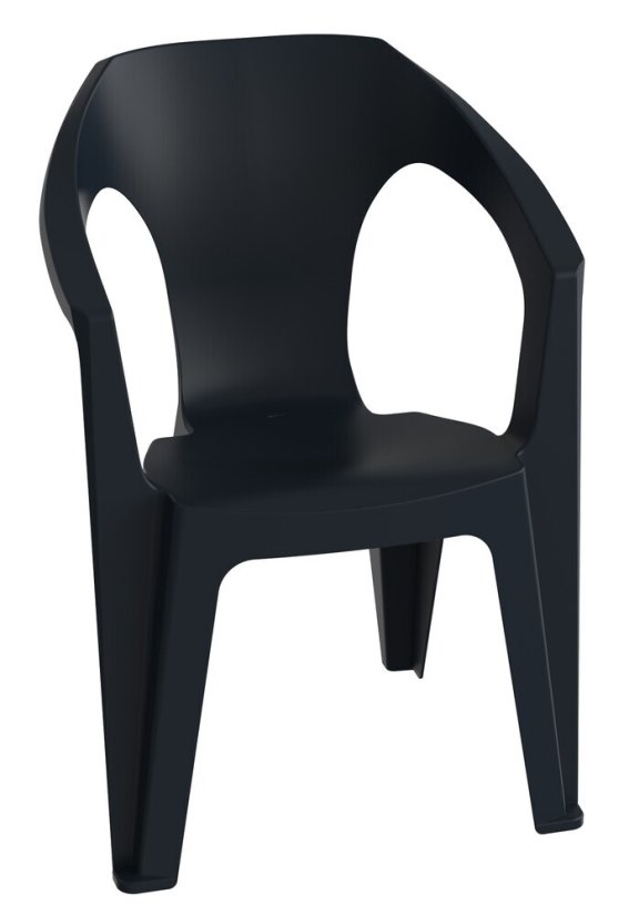 MARINA plastové křeslo - grafit