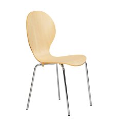 Židle RODRIG — překližka buk, kov IDEA nábytek