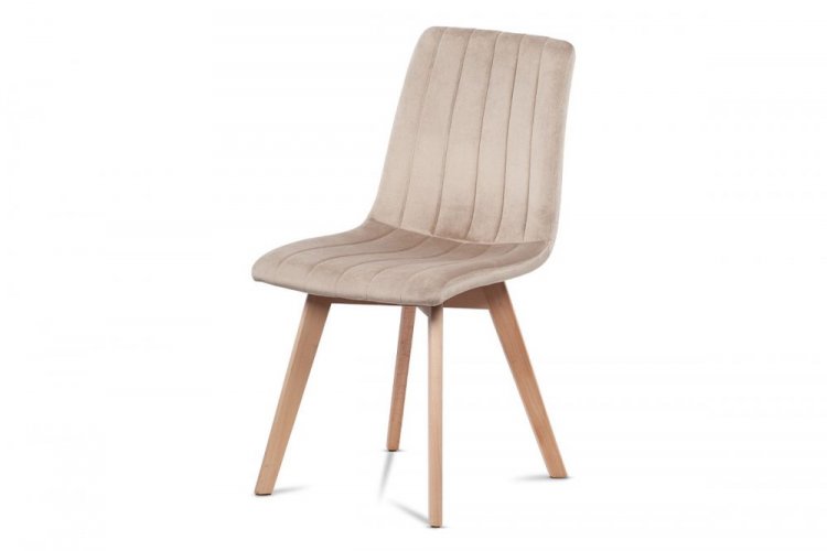 Jídelní židle JEMPER — samet, buk, více barev