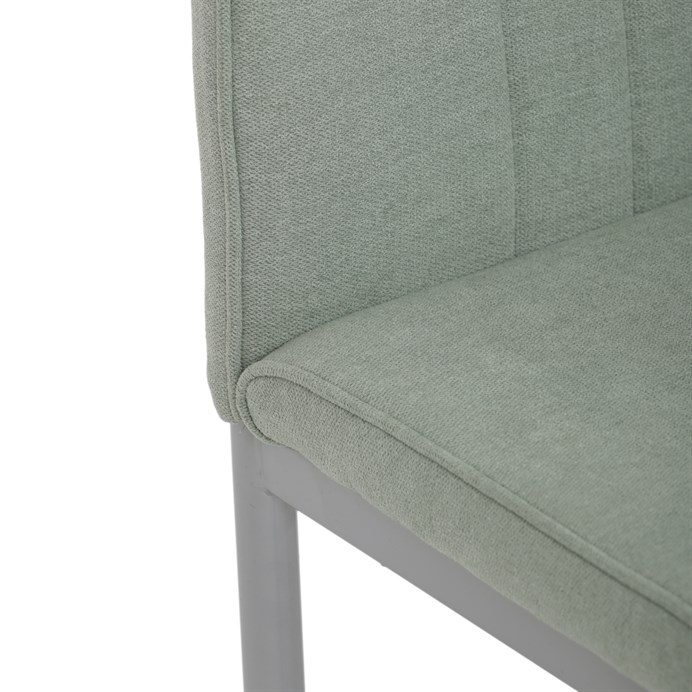 Jedálenská stolička LENA Autronic - zelená s šedými kovovými nohmi