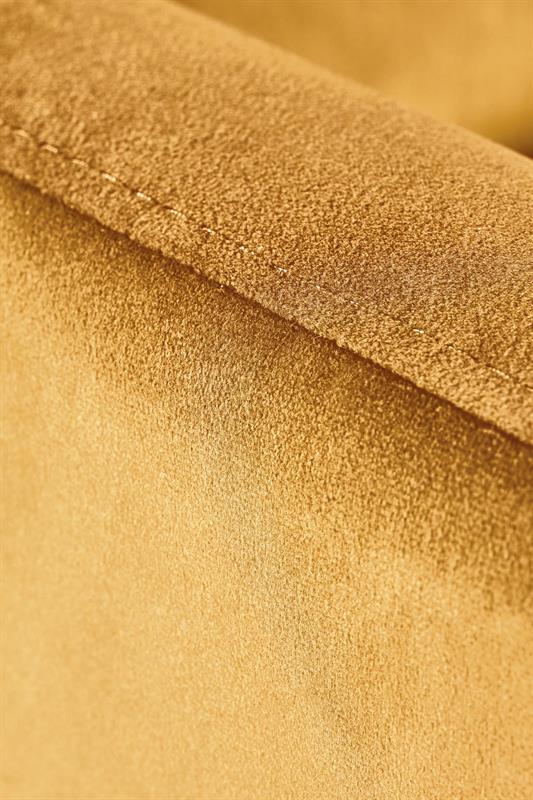 Relaxačné polohovacie TV kreslo FELIPE 2 — látka, žltá