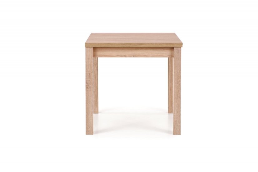 Jídelní rozkládací stůl GRACJAN - 80x80+80, MDF, dub sonoma