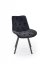 Jedálenská stolička BECKY — kov, látka, viac farieb - Barvy BECKY: Čierna